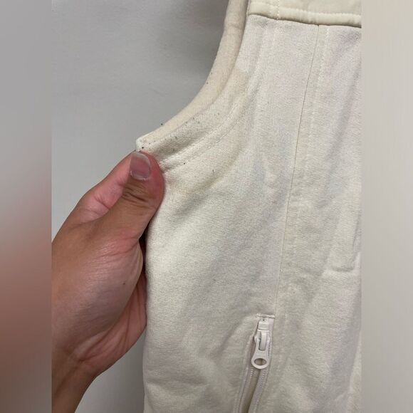 Burton Snowboarding Cream Hooded Sleveless Vest with Pockets SZ XS - Picture 7 of 10